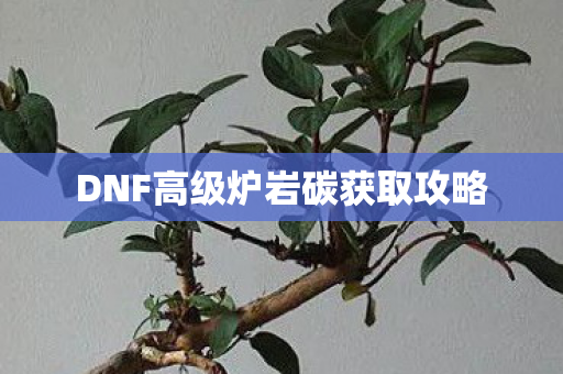 DNF高级炉岩碳获取攻略图片