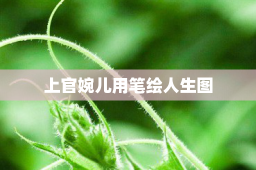 上官婉儿用笔绘人生图图片