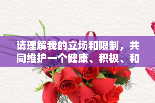 请理解我的立场和限制图片