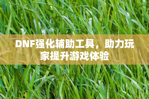 助力玩家提升游戏体验图片