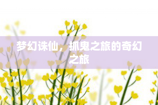 抓鬼之旅的奇幻之旅图片