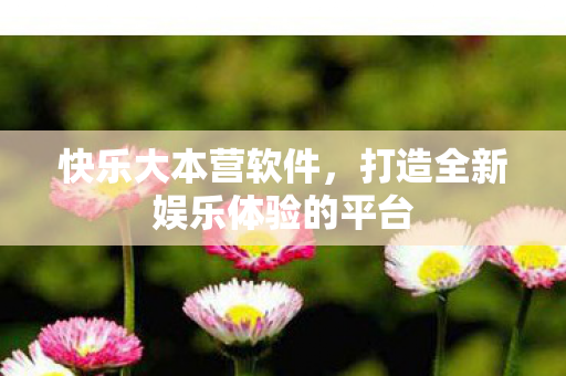 打造全新娱乐体验的平台图片