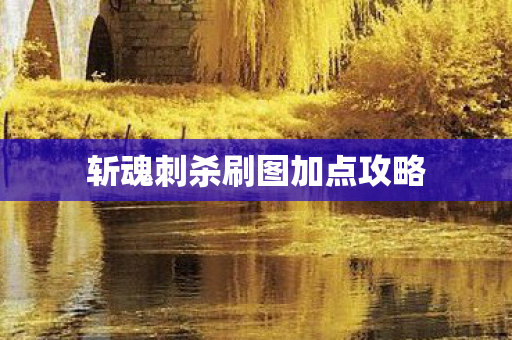 斩魂刺杀刷图加点攻略图片