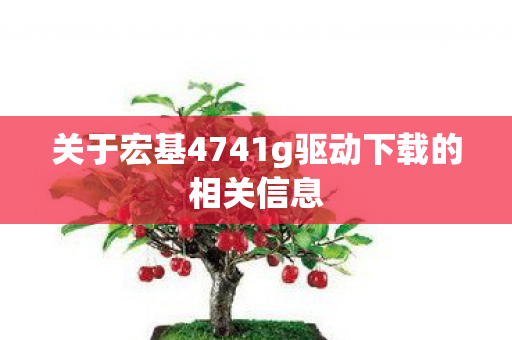 关于宏基4741g驱动下载的相关信息图片