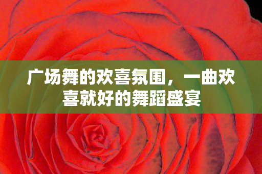 一曲欢喜就好的舞蹈盛宴图片