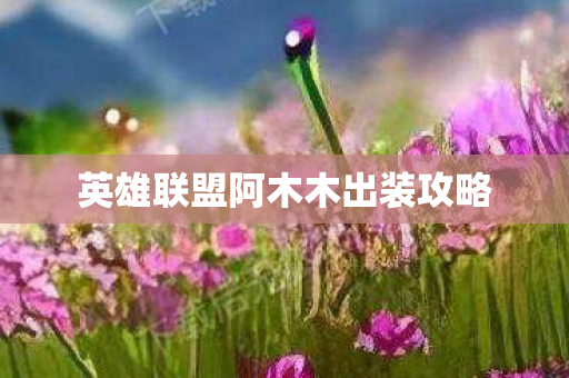 英雄联盟阿木木出装攻略图片