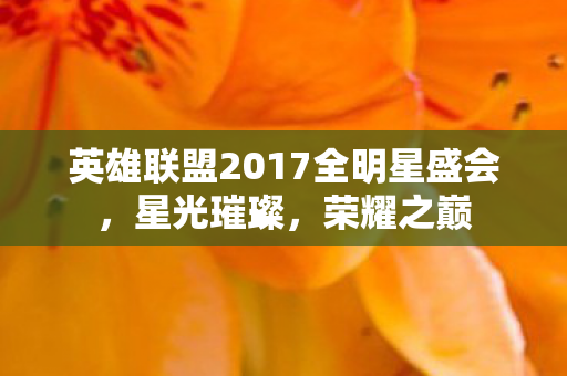 英雄联盟2017全明星盛会图片