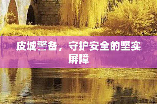 守护安全的坚实屏障图片