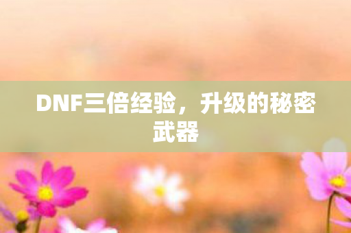 DNF三倍经验图片