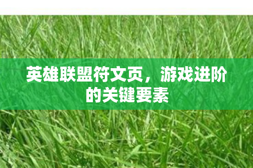 游戏进阶的关键要素图片