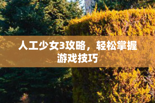 轻松掌握游戏技巧图片