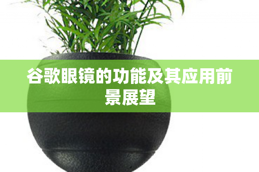谷歌眼镜的功能及其应用前景展望图片