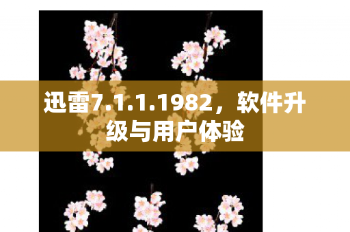 软件升级与用户体验图片