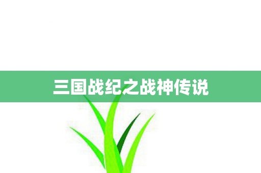 三国战纪之战神传说图片