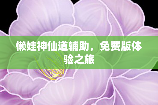 懒娃神仙道辅助图片