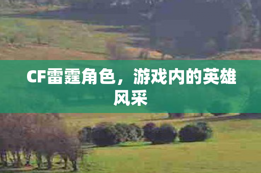游戏内的英雄风采图片