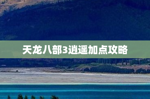 天龙八部3逍遥加点攻略图片