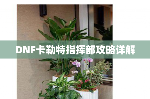 DNF卡勒特指挥部攻略详解图片