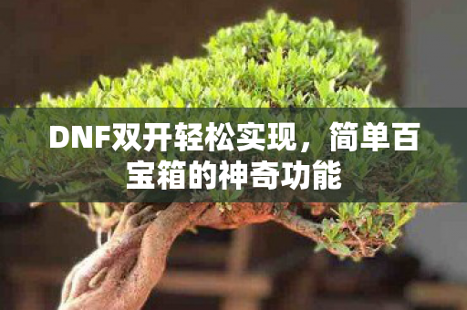 简单百宝箱的神奇功能图片