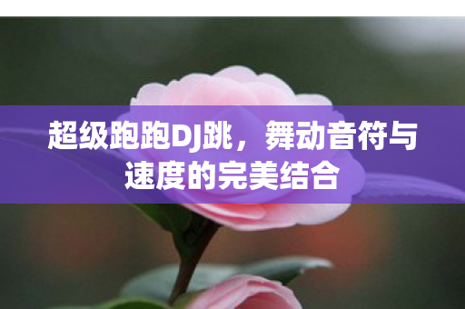 舞动音符与速度的完美结合图片