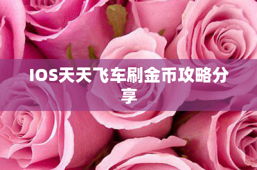 IOS天天飞车刷金币攻略分享图片