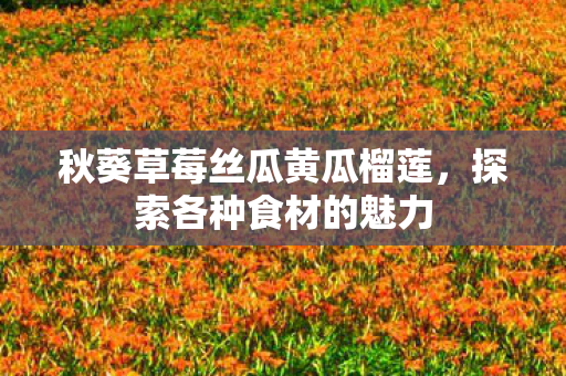 秋葵草莓丝瓜黄瓜榴莲图片