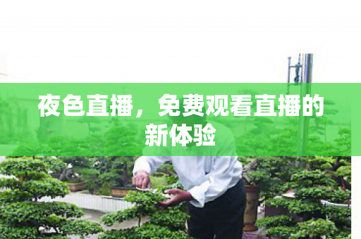免费观看直播的新体验图片