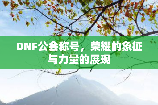 荣耀的象征与力量的展现图片