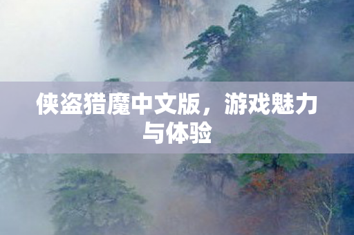 侠盗猎魔中文版图片