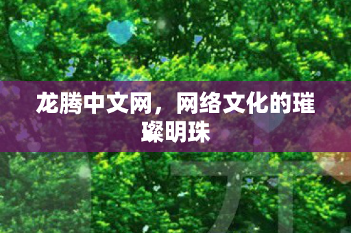 网络文化的璀璨明珠图片