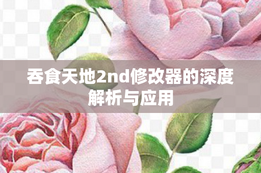 吞食天地2nd修改器的深度解析与应用图片