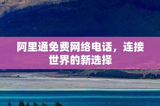 阿里通免费网络电话图片