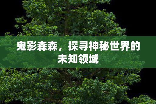 探寻神秘世界的未知领域图片