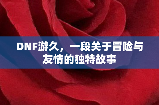 一段关于冒险与友情的独特故事图片