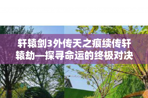 轩辕剑3外传天之痕续传轩辕劫图片