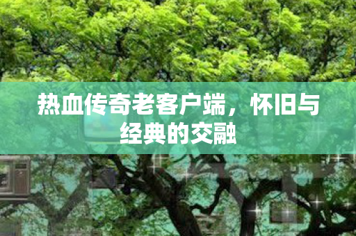 热血传奇老客户端图片