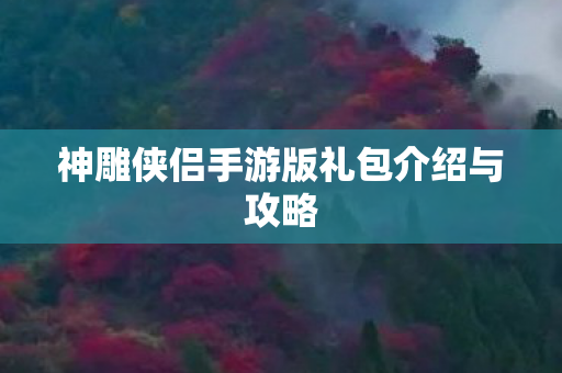 神雕侠侣手游版礼包介绍与攻略图片