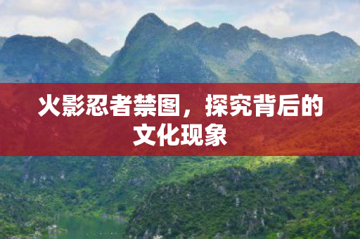 探究背后的文化现象图片