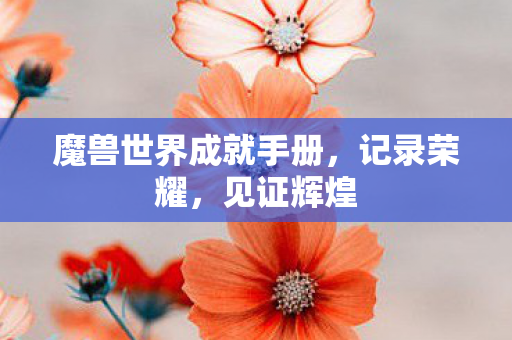 魔兽世界成就手册图片