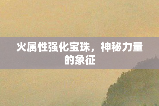 火属性强化宝珠图片