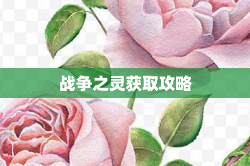 战争之灵获取攻略图片