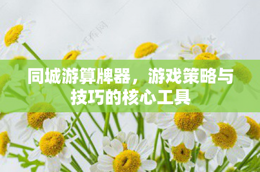 游戏策略与技巧的核心工具图片