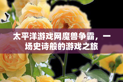 太平洋游戏网魔兽争霸图片