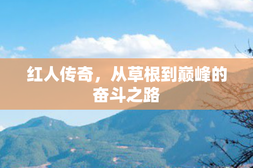 从草根到巅峰的奋斗之路图片