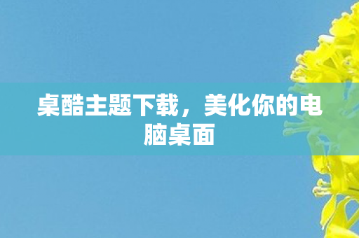 美化你的电脑桌面图片