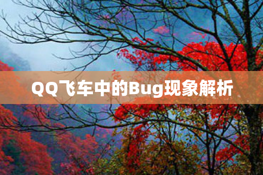 QQ飞车中的Bug现象解析图片