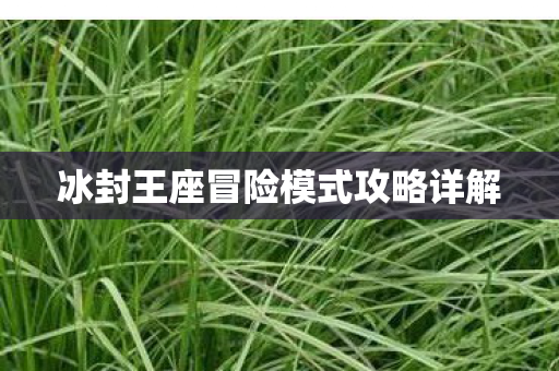冰封王座冒险模式攻略详解图片