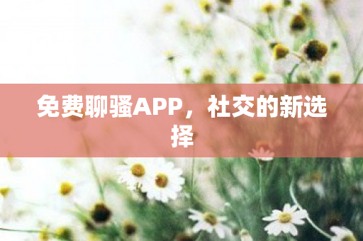 免费聊骚APP图片
