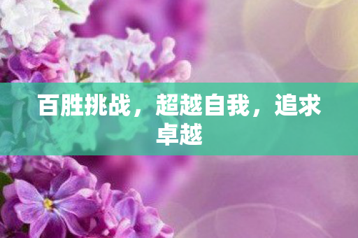 百胜挑战图片