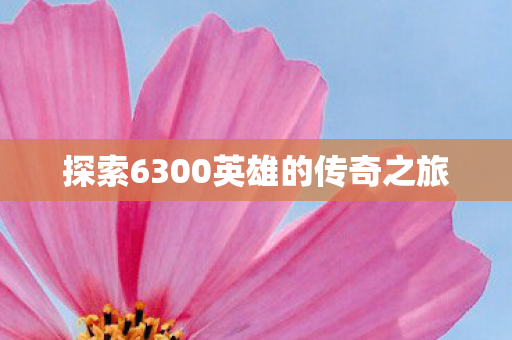 探索6300英雄的传奇之旅图片